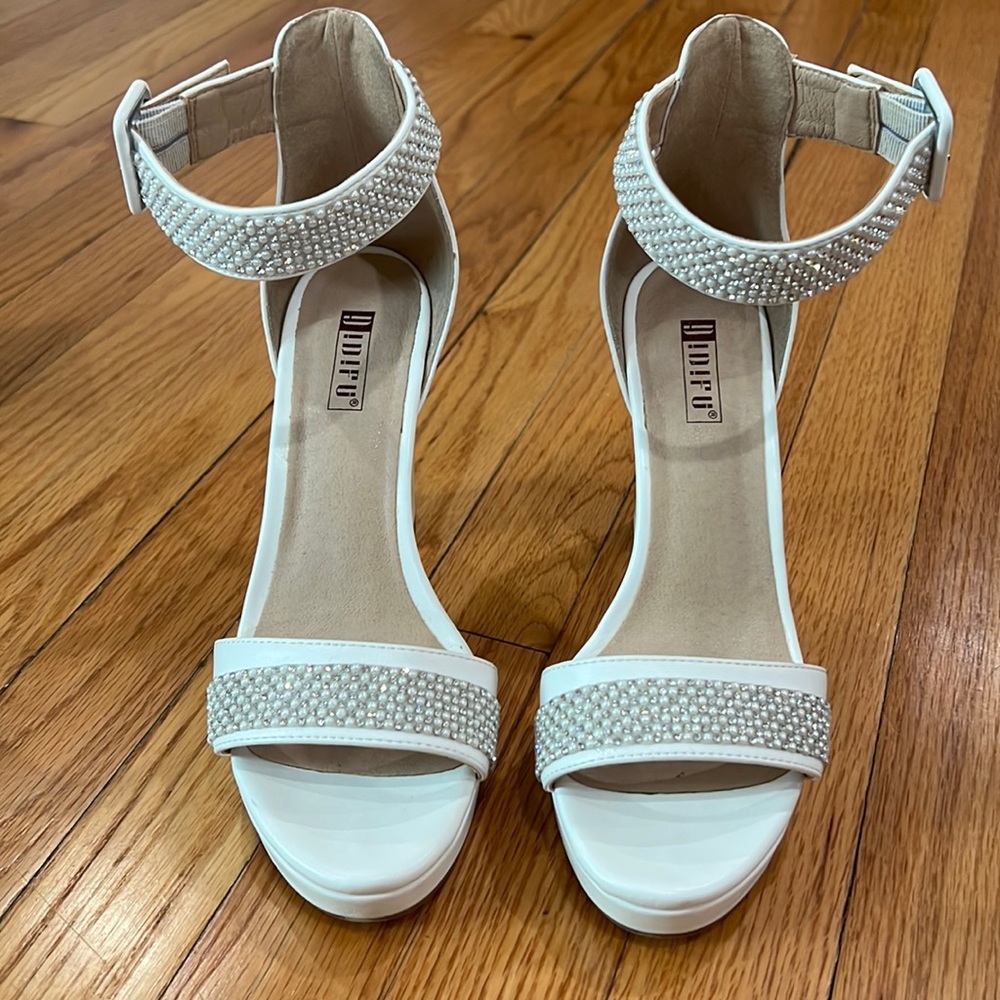 White block heels